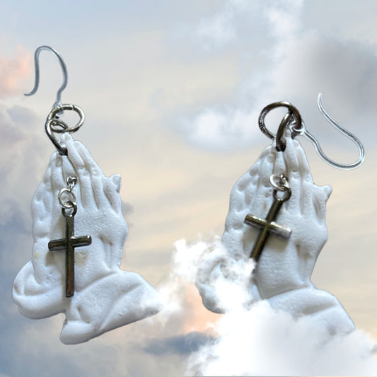 Praying Hands Earrings